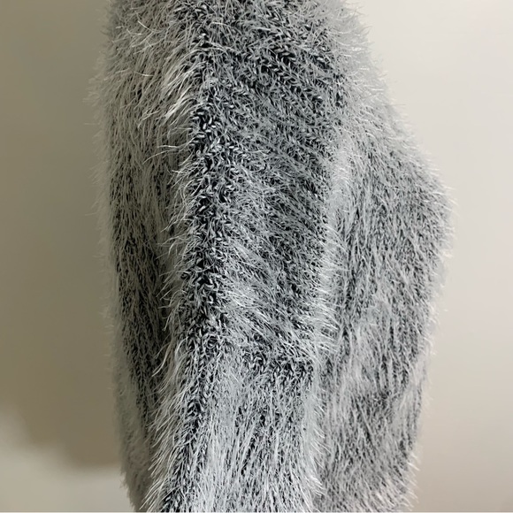 Gray Furry Sweater imported from Korea - Picture 7 of 9